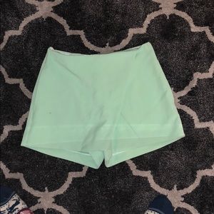 Light teal dress skort